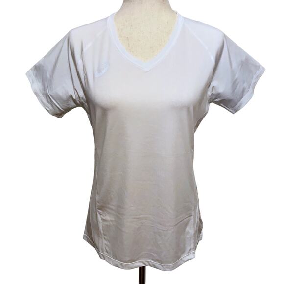 ASICS NWT Shorts Sleeves Spin Serve Volleyball Jersey Women M - Picture 1 of 9